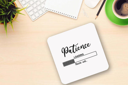 Funny Patience Loading Please Wait - Ceramic Novelty Mug & Coaster Coffee Tea Cup Office Gift