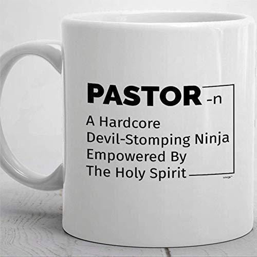 Pastor Hardcore Devil Mug: Funny Coffee Tea Cup - UK Made