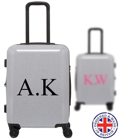 Personalised Name Initials Suitcase Vinyl Decal Sticker Luggage Travel Holiday