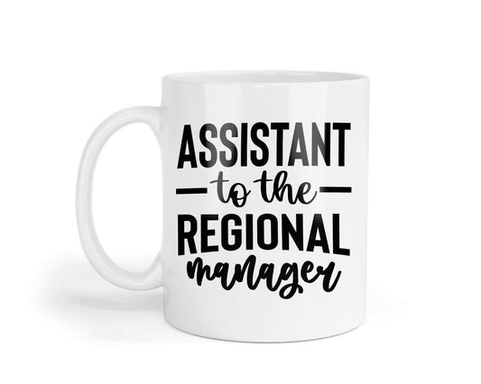 Funny Assistant To The Regional Manager Office Workspace Novelty Mug & Coaster Coffee Tea Cup Gift