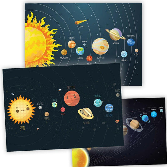Our Solar System Planets Earth Science Home School Learning Educational Posters