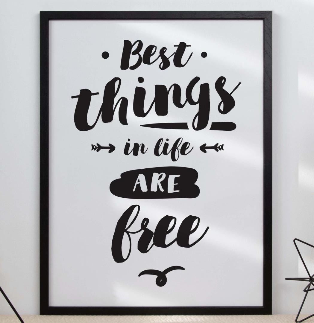 Best Thing In Life Motivational Inspirational Positive Thought Poster Print Wall