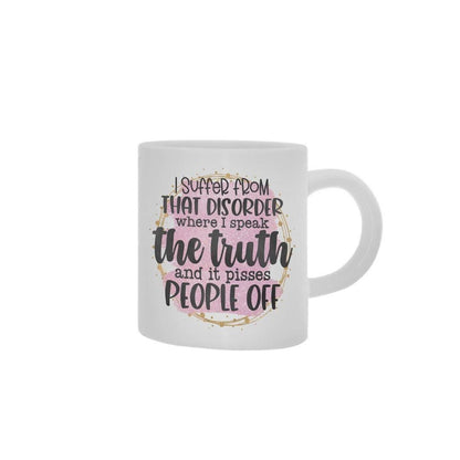 I Suffer From Disorder Mug And Coaster Gift Set Funny Office Coffee Cup Gifts
