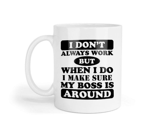 Funny Coffee Mug & Coaster Set - Office Workspace Gift
