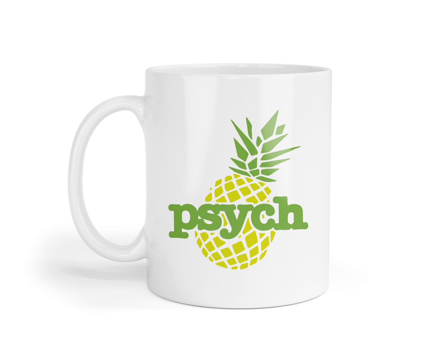 Psych Pineapple Coffee Mug: Fun Office & Home Gift - UK Made