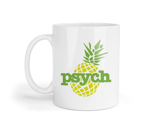 Psych Pineapple Coffee Mug: Fun Office & Home Gift - UK Made