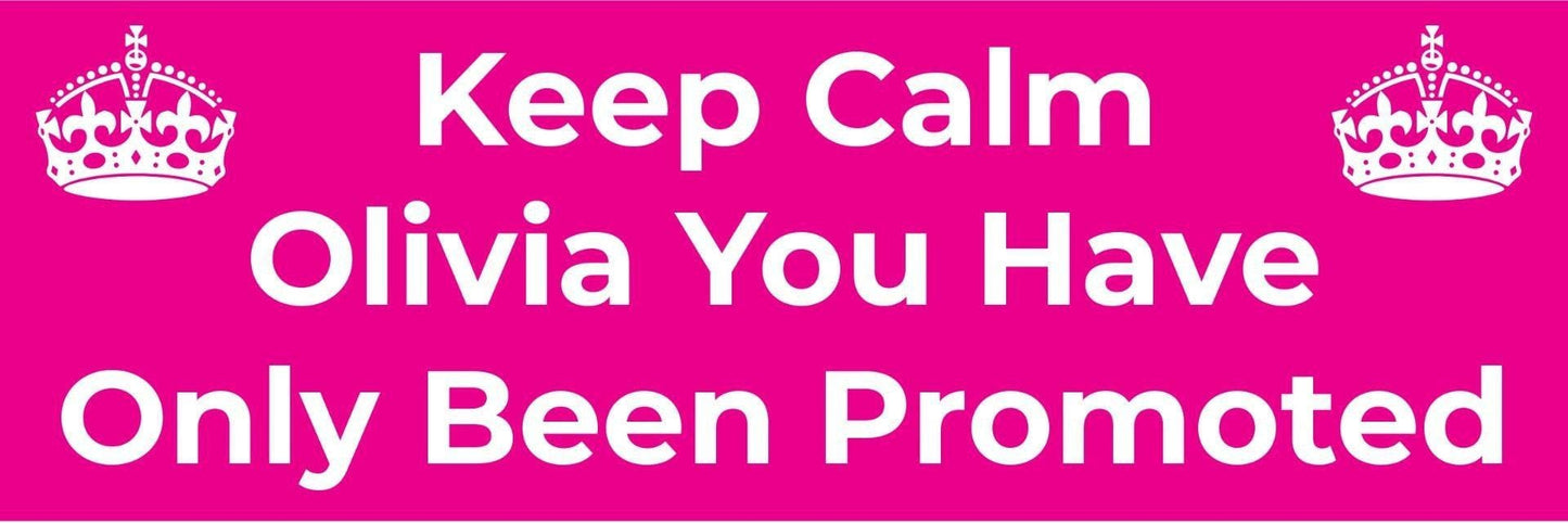 2 Personalised Keep Calm Party Celebration Bunting Banners Decoration Posters