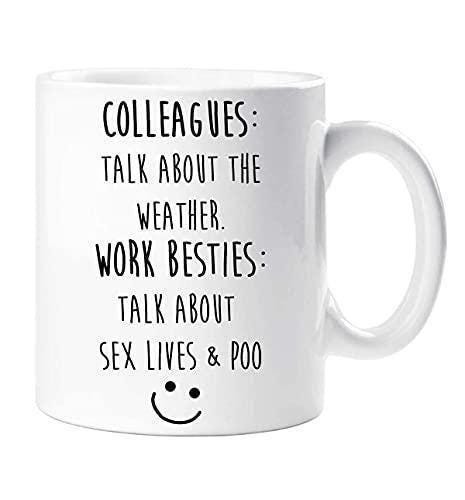 Funny Colleagues Coffee Mug: Novelty Gift for Friends & Coworkers