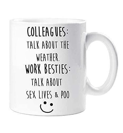 Funny Colleagues Coffee Mug: Novelty Gift for Friends & Coworkers