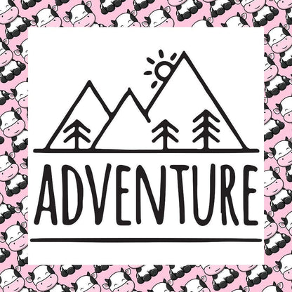 Adventure Mountains Waterproof Car Bumper & Window Stickers Vinyl Decal