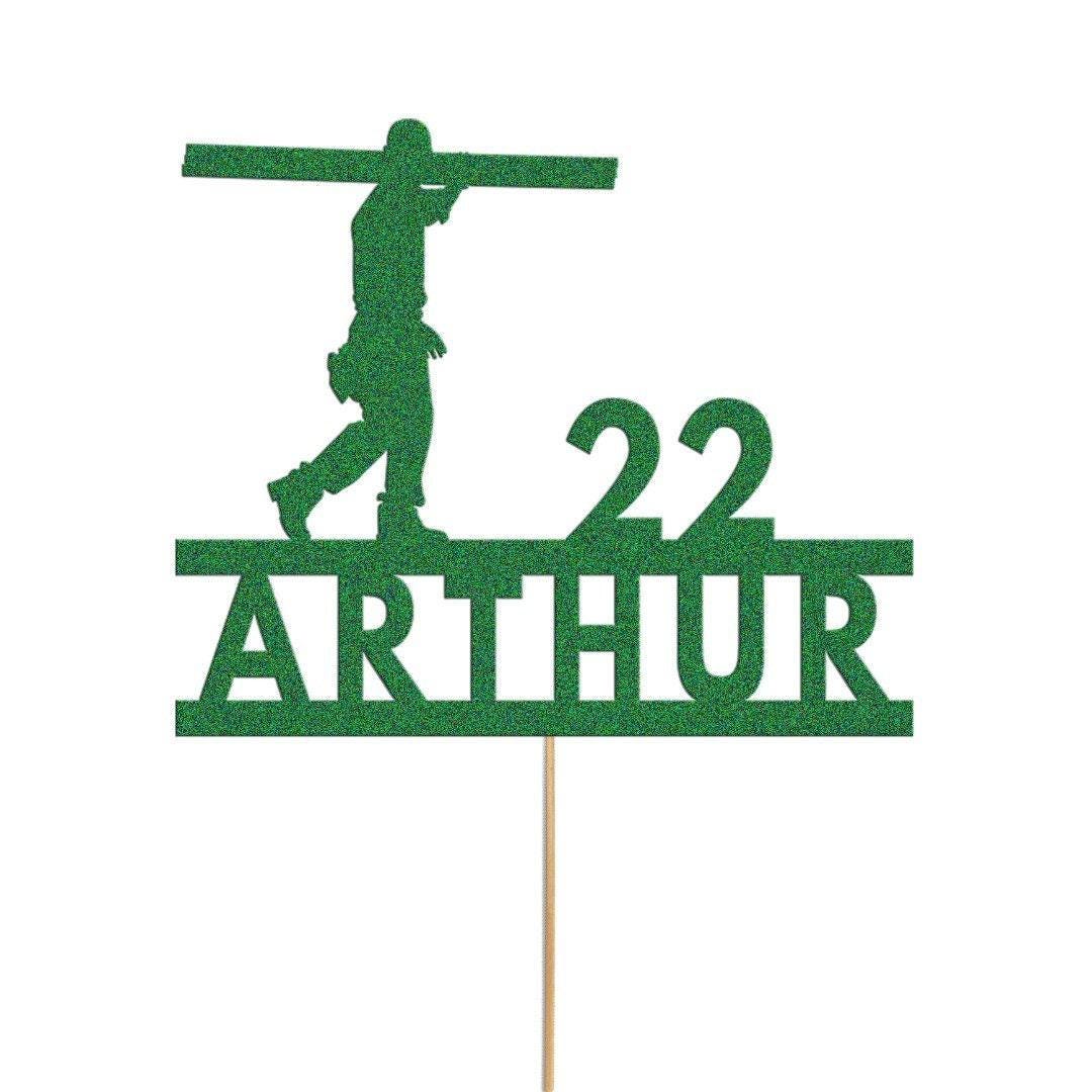 Personalised Construction Worker Cake Topper Custom Builder Cake Decoration Any Name Age