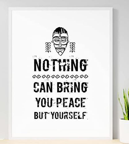 Nothing Can Bring Motivational Inspirational Love Positive Quote Poster Wall