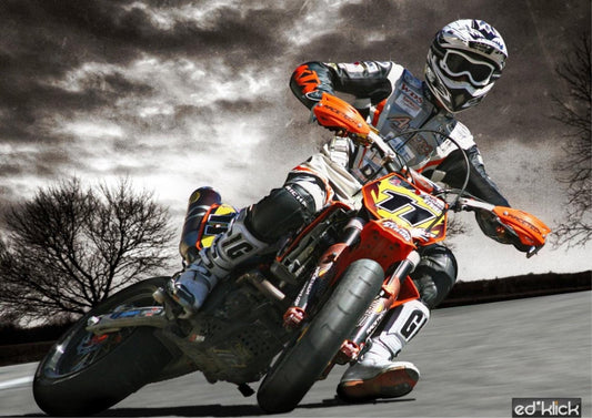 Motocross Dirt Motorbike Giant Poster - A5 A4 A3 A2 A1 Huge Sizes