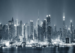 Skyscrapers New York Black & White Living Room Giant Poster - A4 A3 A2 A1 Sizes