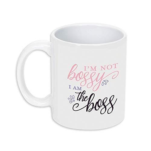 I'm Not Bossy I Am The Boss Mug: Humorous Office Coffee Cup