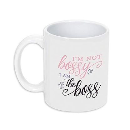 I'm Not Bossy I Am The Boss Mug: Humorous Office Coffee Cup