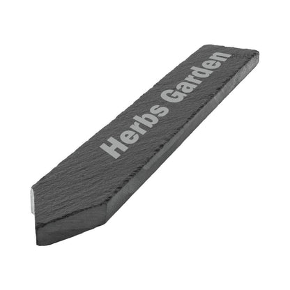 Personalised Slate Garden Markers: Laser Engraved Plant Labels