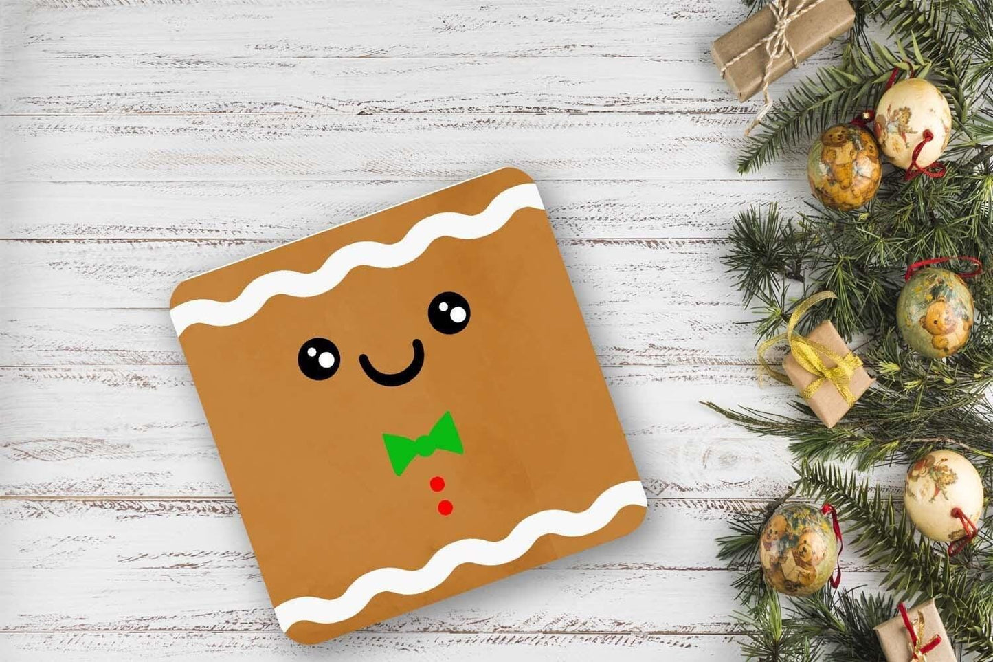 Christmas Mug & Coaster Gift Set Xmas Coffee Cup Dad Son Friends Gift Keepsake