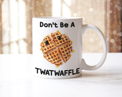 Twatwaffle Mug & Coaster Set, Funny Gift