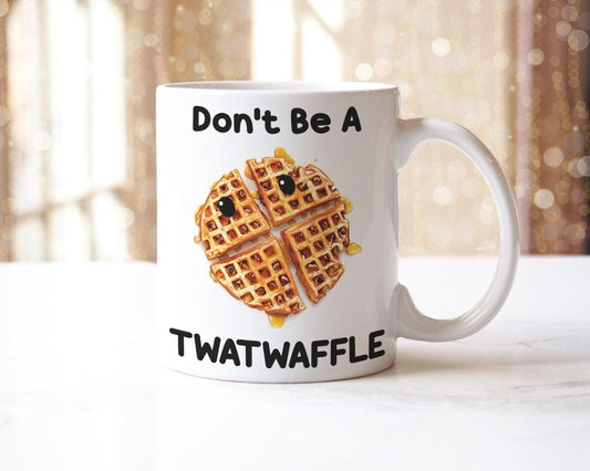 Twatwaffle Mug & Coaster Set, Funny Gift
