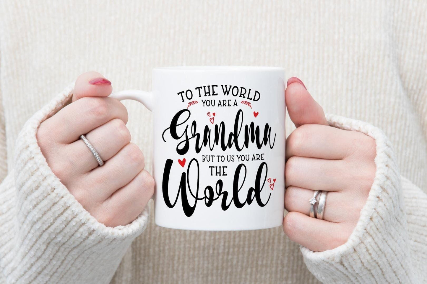 Grandma Mug & Coaster Set, Mother's Day Gift