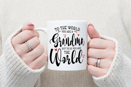 Grandma Mug & Coaster Set, Mother's Day Gift