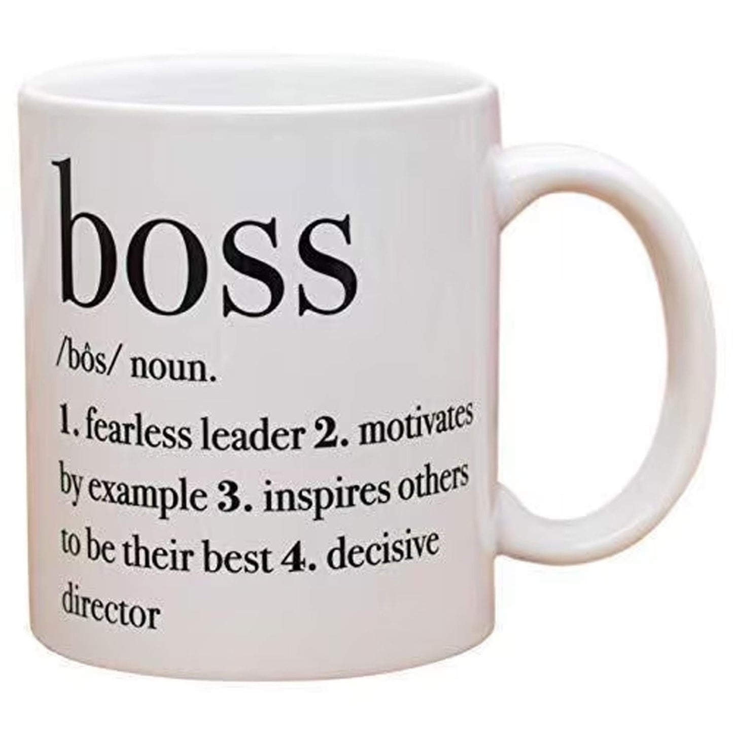 Boss Definition Coffee Mug: Team Leader Gift - UK Made