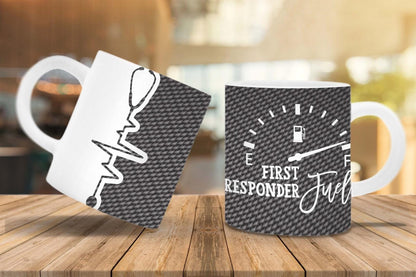 Mug And Coaster Gift Set First Responder Fuel Nursing Student Birthday Keepsake