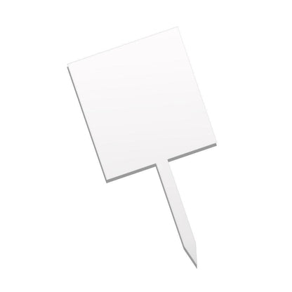 Acrylic 125mm Clear Birthday Paddle Cake Topper Round Star Hexagon Square Heart Shapes