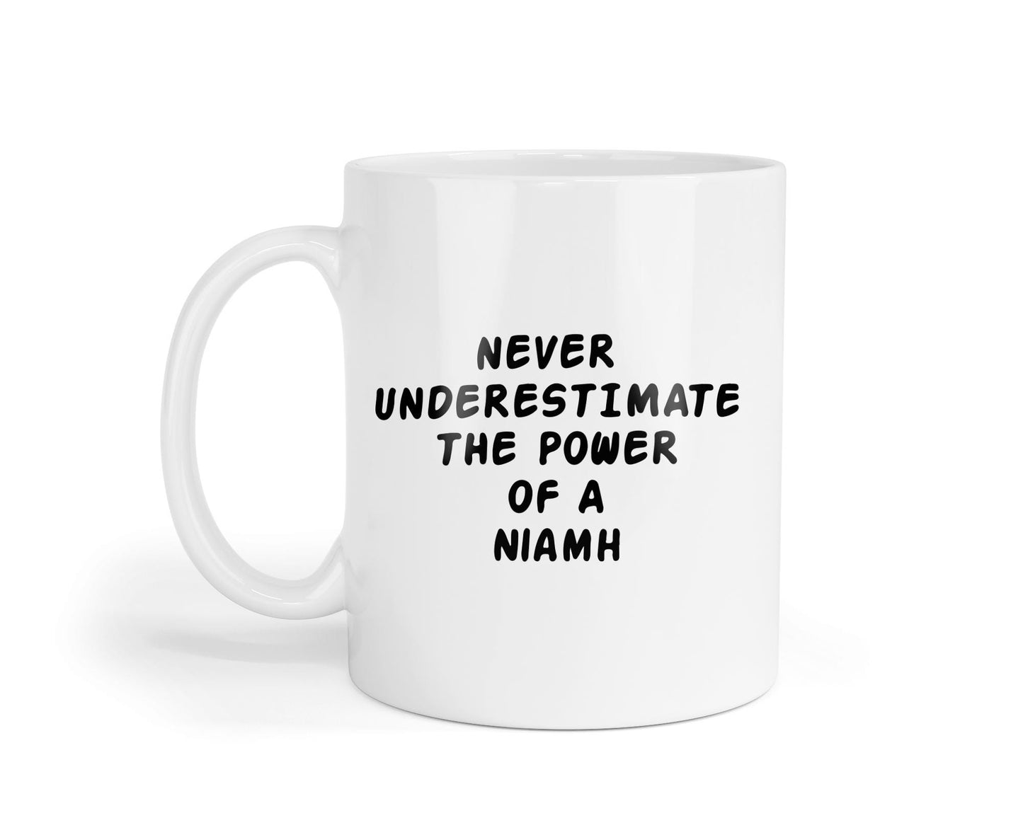 Never Underestimate The Power Of A Niamh Mug Funny Coffee Tea Cup Gift For Women Girls Best Friends Birthday Christmas Present