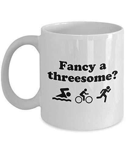 Funny Triathlon Mug: Gift for Runners, Cyclists, Swimmers