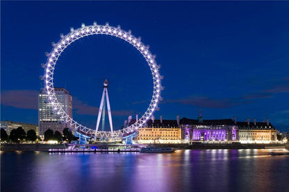 London Eye Wall Decal: 3D Window View Vinyl Mural