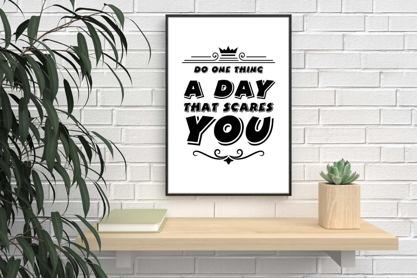 Do One Thing A Day Motivational Inspirational Love Positive Quote Poster Wall