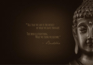 Buddhist Inspirational Quote Giant Poster - A5 A4 A3 A2 A1 Huge Sizes