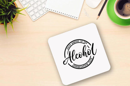 Proud Member Of The Alcohol - Funny Ceramic Novelty Mug & Coaster Coffee Tea Cup Gift