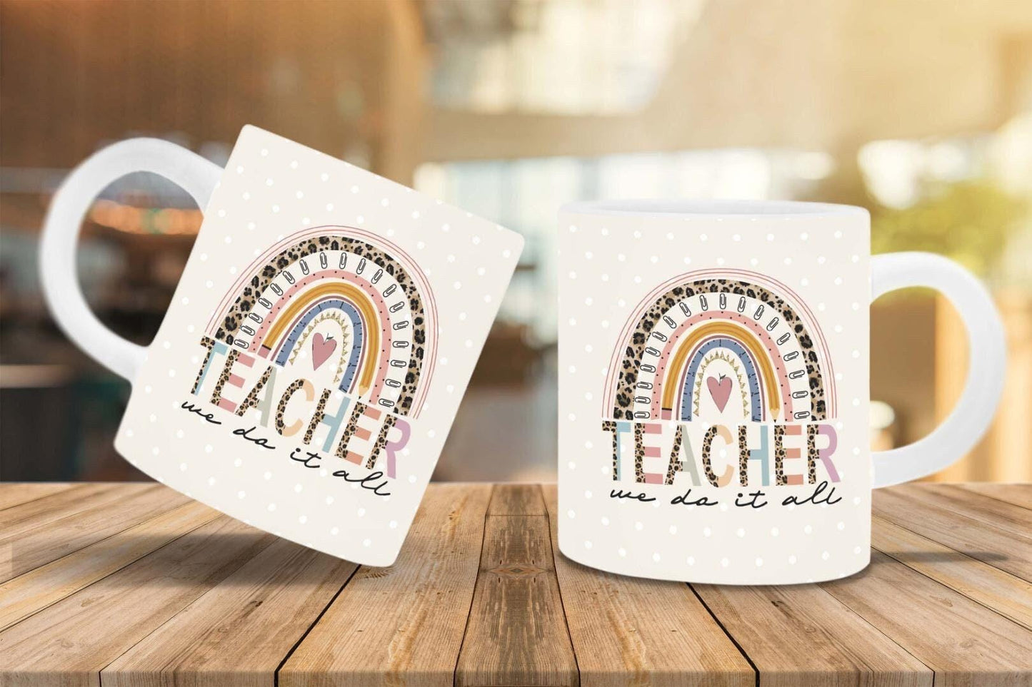 Teacher Mug And Coaster Gift Set School Leavers Teacher Gifts Present We Do It